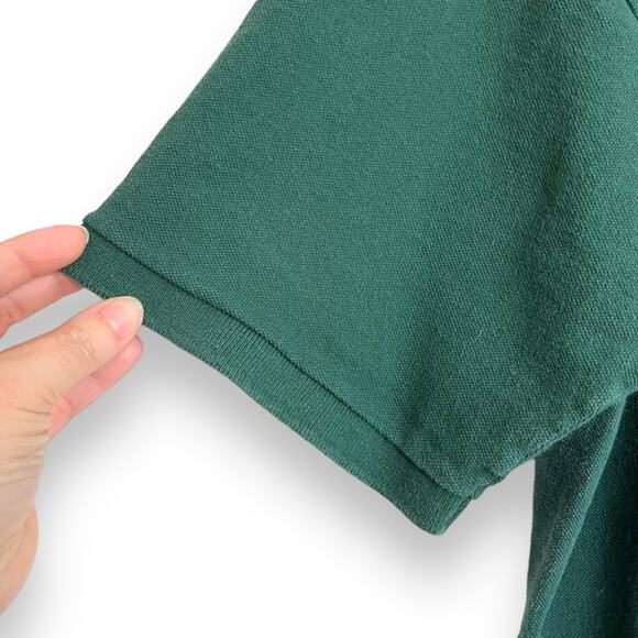 Vintage Cotton Deluxe Hunter Green Bagpipe Player Embroidered Polo Shirt Mens XL - Picture 6 of 7